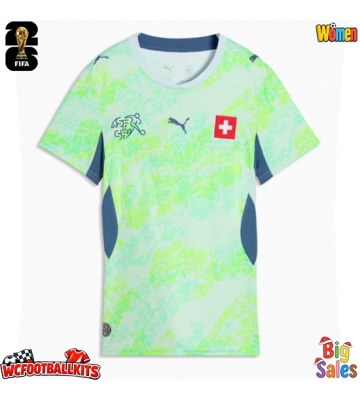 Switzerland Replica Away Stadium Shirt for Women World Cup 2026 Short Sleeve